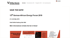 Desktop Screenshot of energyafrica.de