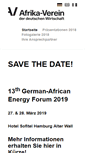 Mobile Screenshot of energyafrica.de